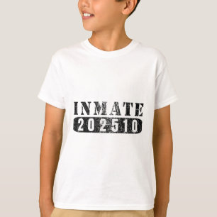 Insasse 202510 Funny Lazy Halloween Gefangener Cos T-Shirt