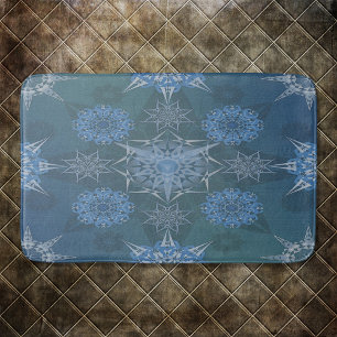 Inschrift der Yantra-Quadrate der Hexa-Dreiecke Badematte