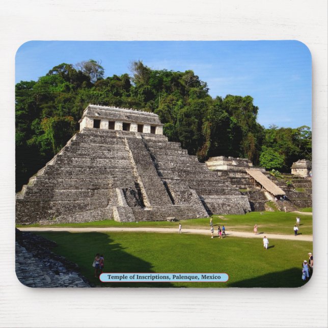 Inschriftentempel, Palenque, Mexiko Mousepad (Vorne)