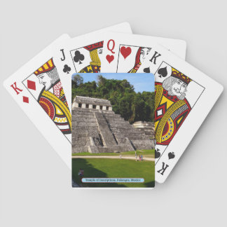 Inschriftentempel, Palenque, Mexiko Spielkarten