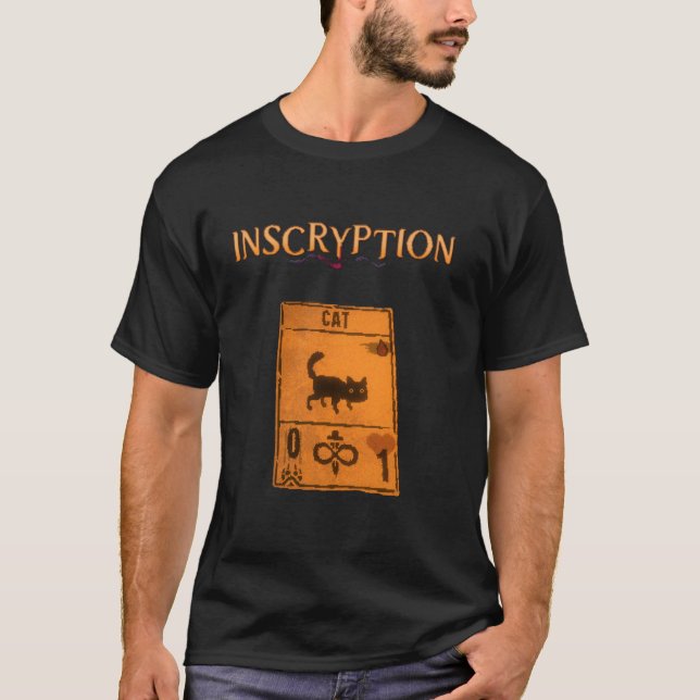 Inscryption Psychologische Katzen-Kartenspiel Hall T-Shirt (Vorderseite)