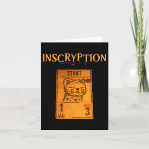 Inscryption Psychologische Stehkartenspiel Hallowe Karte