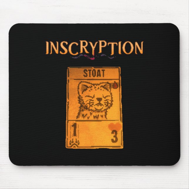 Inscryption Psychologische Stehkartenspiel Hallowe Mousepad (Vorne)