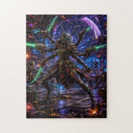 Insectoid Space Pirate — Six-Armed Combatant Puzzle