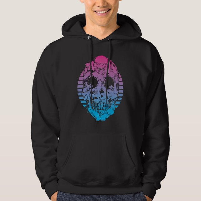 insects Vaporwave Aesthetic Hoodie (Vorderseite)