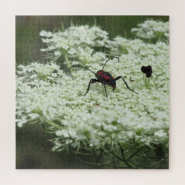 Insekt auf dem Elderflower Jigsaw Puzzle