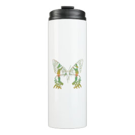 Insekt Moth Green Orange Thermosbecher