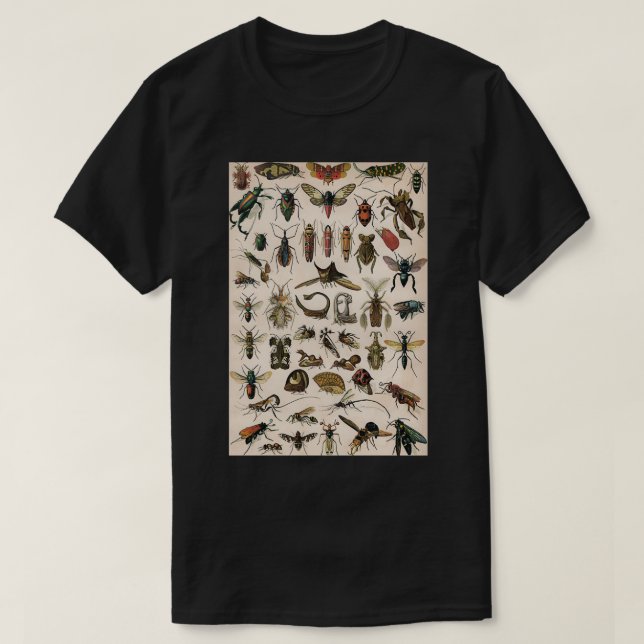Insekten aus der ganzen Welt T-Shirt (Design vorne)