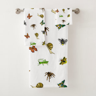 Insekten Badhandtuch Set