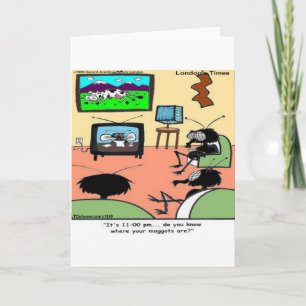 Insekten Eltern Funny Cartoon Ankündigung