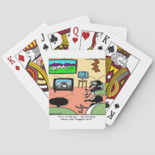 Insekten Eltern Funny Cartoon Spielkarten