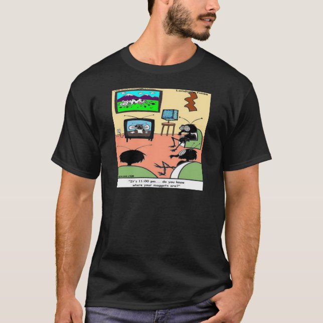 Insekten Eltern Funny Cartoon T-Shirt (Vorderseite)