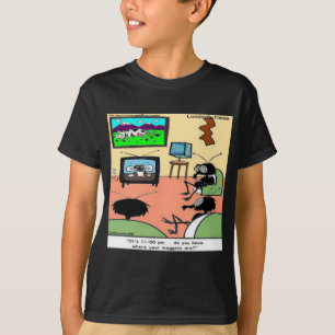 Insekten-Eltern Lustiger Cartoon T-Shirt