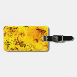 Insekten im Bernstein Gepäckanhänger