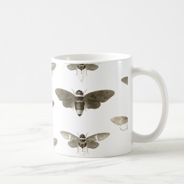 Insekten-Liebhaber-Tasse - Vintage Kaffeetasse (Rechts)