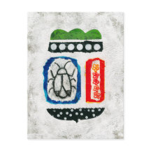 Insekten sind Niedliche Postkarte - Abstrakte Kuns