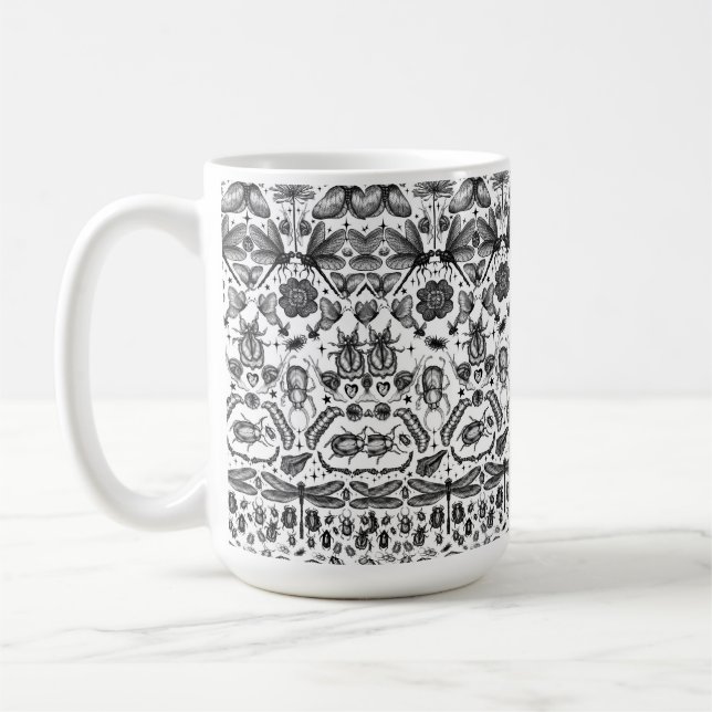 Insekten und Käfer Kaffeetasse (Links)