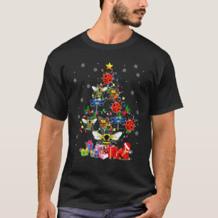 Insekten Weihnachtsbaumleuchten Xmas Lady Big Bee  T-Shirt