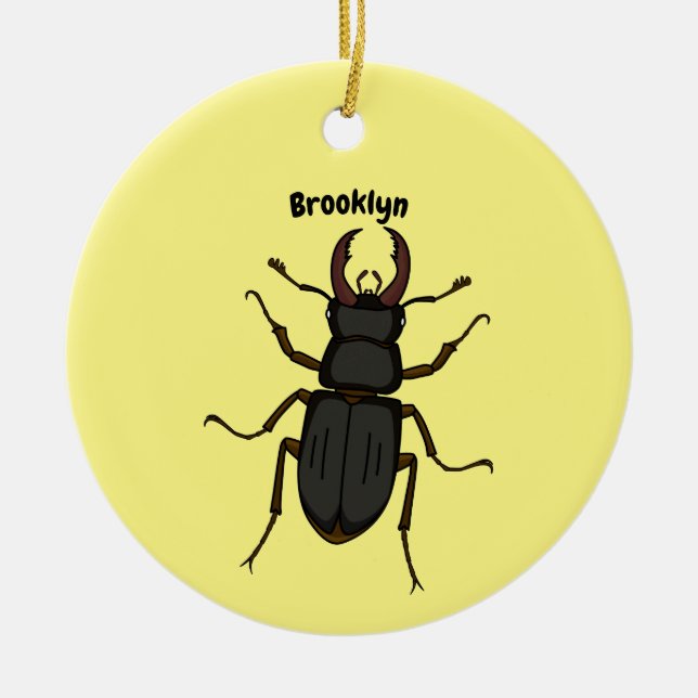 Insektendarstellung Keramik Ornament (Vorne)