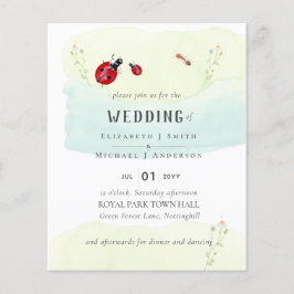 Insektengarten Hübsches Wasserfarbenwasser - Einla