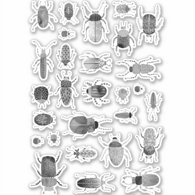 Insektenkäfer Aufkleber (Vorderseite)