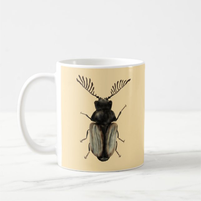 Insektenkunst Kaffeetasse (Links)
