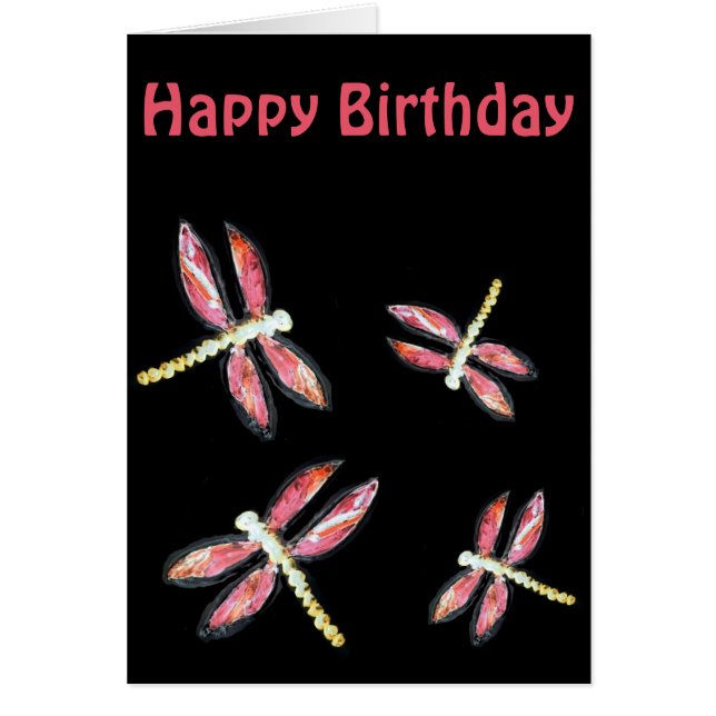 Insektenkunst tanzt Rosa Dragonfly (Vorne)