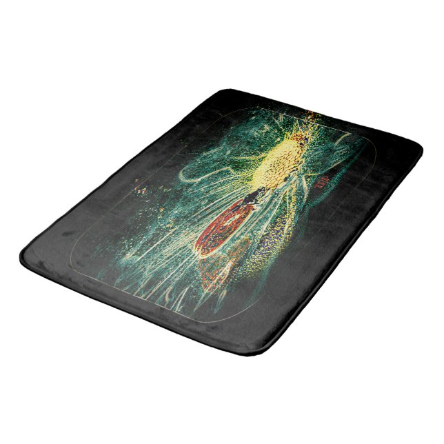 Insektenmodelle: Ladybug Life 01-03 Badematte (Schrägansicht)