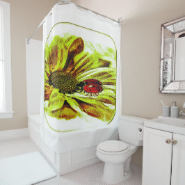 Insektenmodelle: Ladybug Life 01-04 Duschvorhang