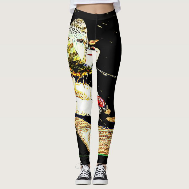 Insektenmodelle: Schmetterling und Ladybug 01-01 Leggings (Vorderseite)