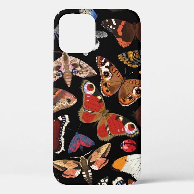 Insektennahtloses Muster Case-Mate iPhone Hülle (Rückseite)