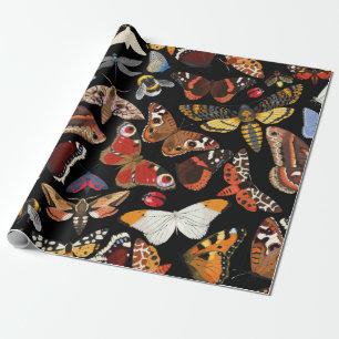 Insektennahtloses Muster Geschenkpapier