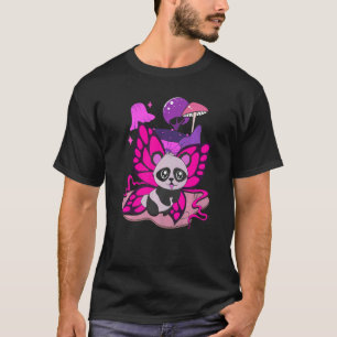 Insektenpanda Bärenschmetterling Mushroom Süße Tie T-Shirt