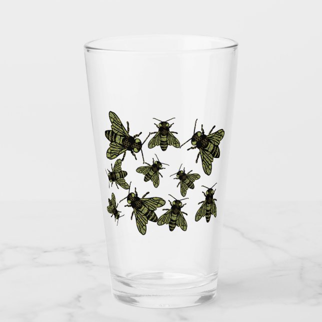 Insektenschädel Glas (Vorderseite)