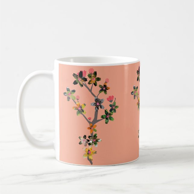 Insektenzweige Kaffeetasse (Links)