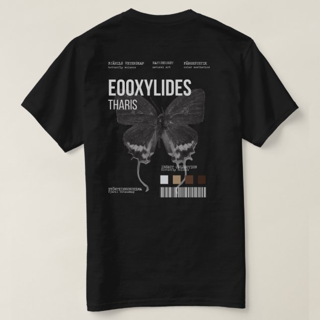 INSEKTSAMMLUNG T-Shirt (Design Rückseite)