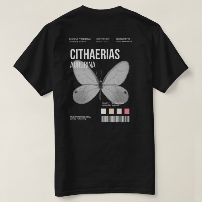INSEKTSAMMLUNG T-Shirt (Design Rückseite)