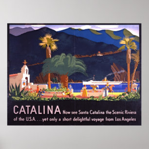 Insel 1935 Sankt Catalina Poster