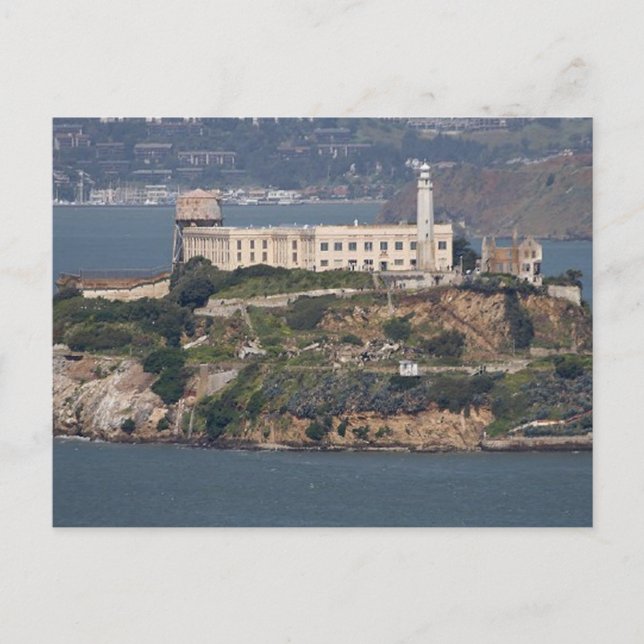 Insel Alcatraz 2 Postkarte (Vorderseite)
