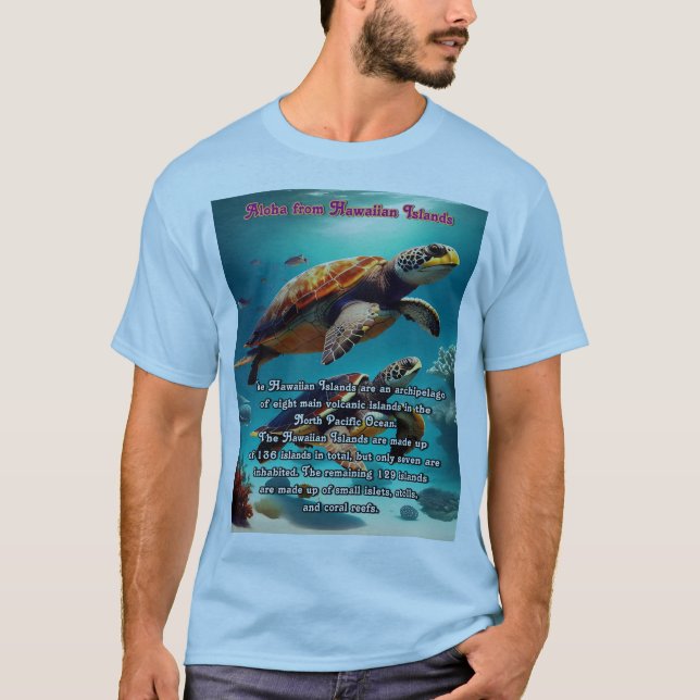 Insel Aloha T-Shirt (Vorderseite)