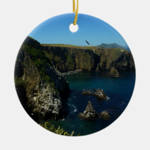 Insel Anacapa auf den Kanalinseln Keramikornament