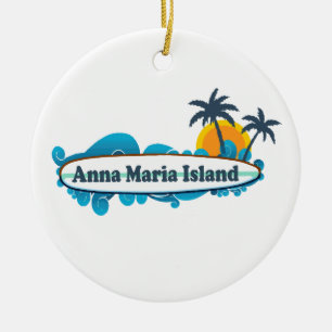 Insel Annas Maria - Brandungs-Entwurf Keramikornament
