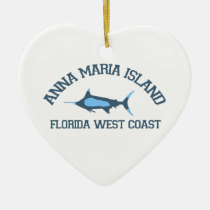 Insel Annas Maria - Fischen-Entwurf Keramikornament