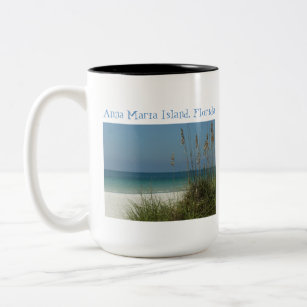 Insel Annas Maria, Florida., Golfansicht durch Zweifarbige Tasse