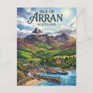 Insel Arran Schottland Postkarte
