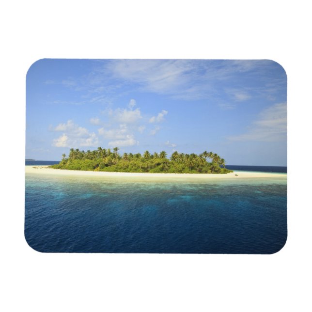 Insel Baughagello, Süd-Huvadhoo-Atoll, 3 Magnet (Horizontal)