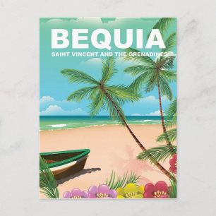 Insel Bequia in St. Vincent und die Grenadinen Postkarte