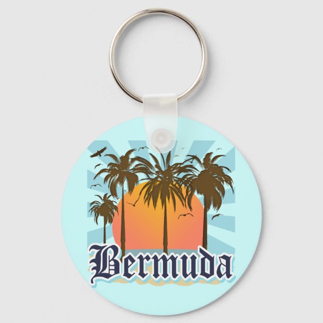 Insel Bermuda Souvenirs Schlüsselanhänger (Vorderseite)
