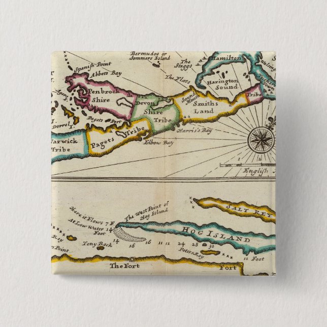 Insel Bermuda, Teil der Providence Island Button (Vorderseite)