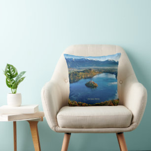 Insel Bled, Slowenien, landschaftlich Kissen